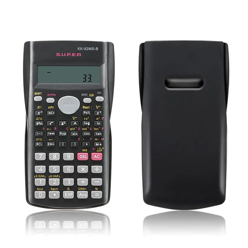 Scientific Calculator with 240 Functions and 2-Line Screen Multi-Purpose Portable Student Calculator for Math Teaching