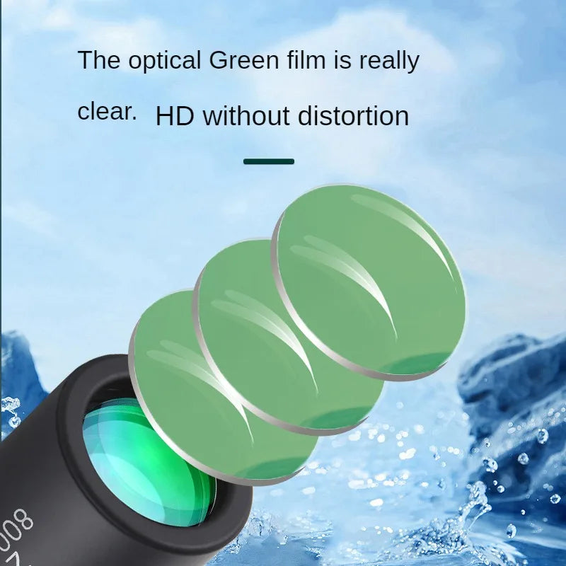 Outdoor 2000X25 HD Monocular Telescope Mini Portable Mobile Phone Telescope with Holder Camping Hunting Birdwatching Telescopes