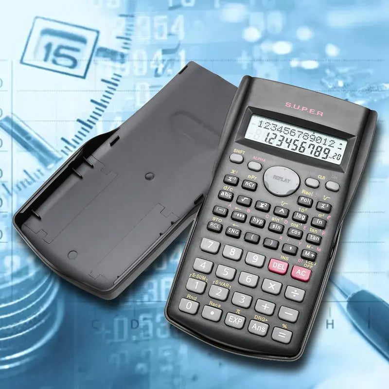 Scientific Calculator with 240 Functions and 2-Line Screen Multi-Purpose Portable Student Calculator for Math Teaching