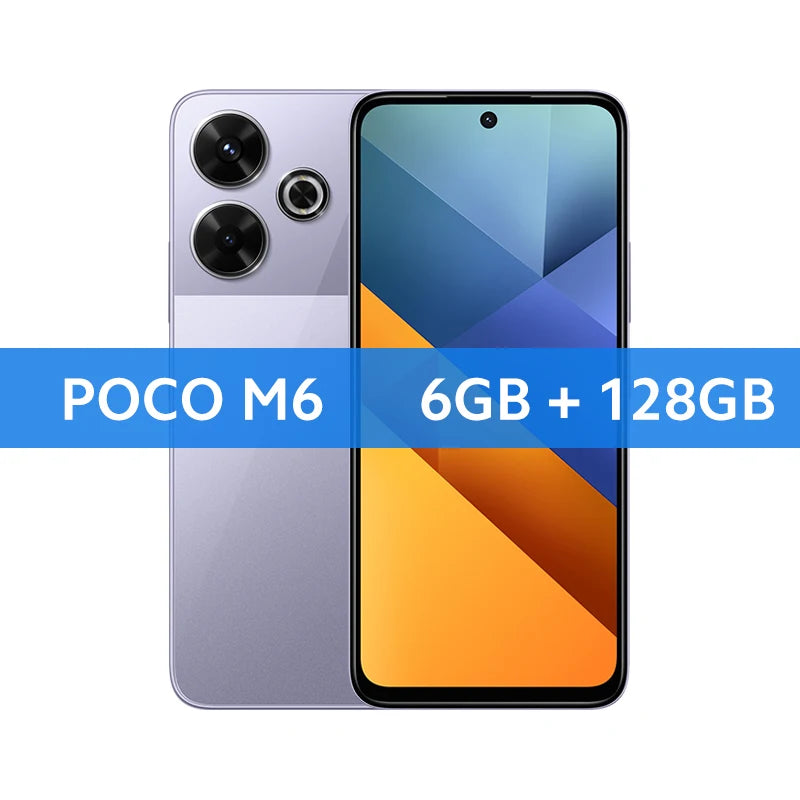【World Premiere】 M6 Smartphone Global Version NFC Mediatek Helio G91-Ultra 6.79" 90Hz FHD+ Display 33W Fast Charging