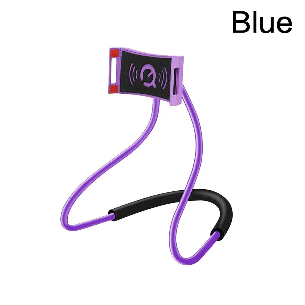 Mobile Phone Holder Hanging Neck Lazy Cellphone Mount Accessories Adjustable 360 Degree Phones Holder Stand for Iphone