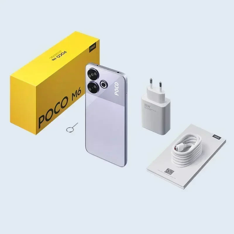 【World Premiere】 M6 Smartphone Global Version NFC Mediatek Helio G91-Ultra 6.79" 90Hz FHD+ Display 33W Fast Charging