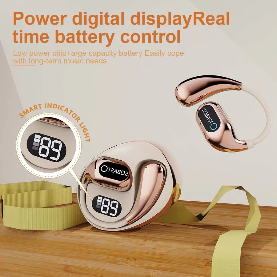 2025New AI Translator Earbuds Real-Time 2-Way 144+ Languages, Bluetooth 5.4, Wireless for Travel/Business/Learning , Ios/Android