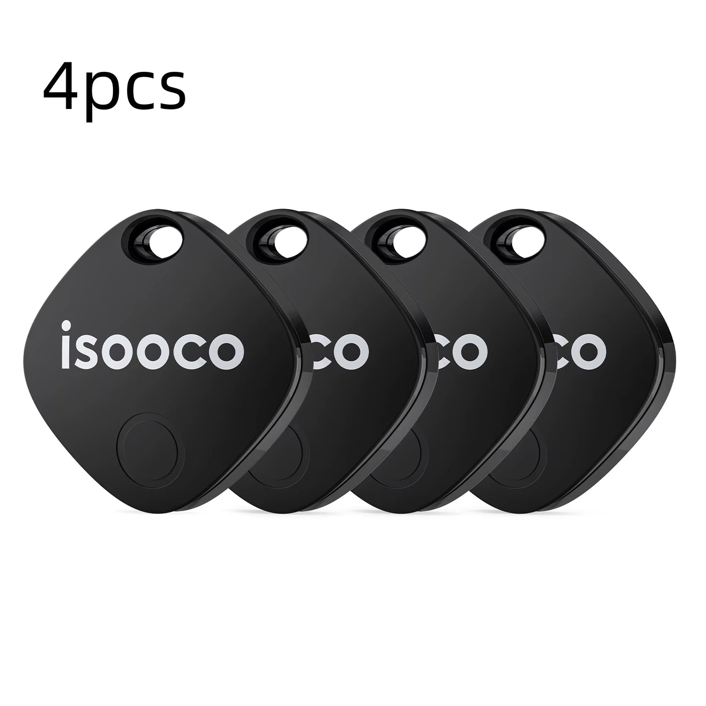 1/2/3/4Pcs Mini Car Locator Anti-Lost Wallet Keychain Smart Tag Bluetooth Tracker Key Item Finder Use Find My (IOS Only)