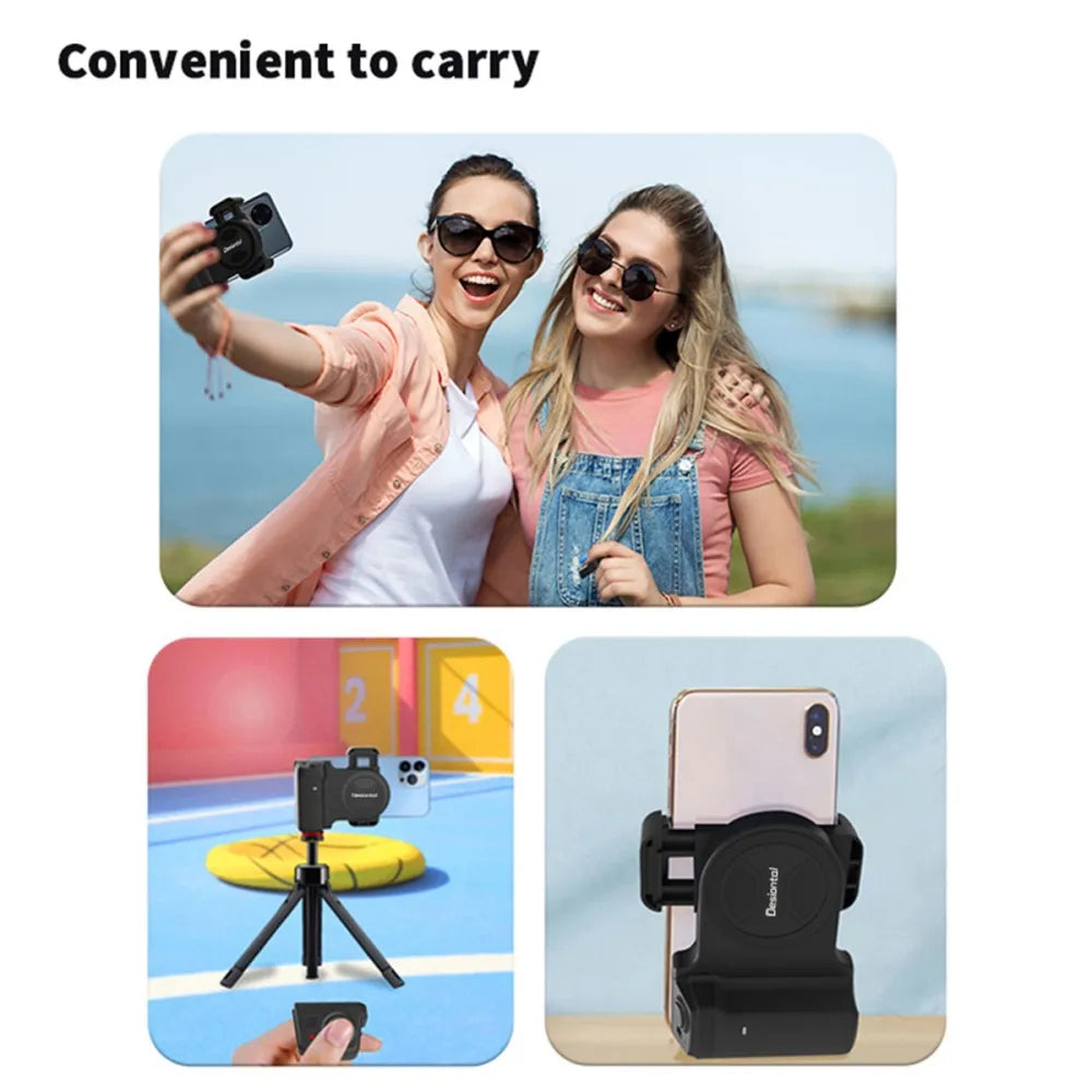 Smartphone Camera Handle Grip Universal Bluetooth Shutter Selfie Stablizer Vertical Horizontal Shooting Photography Accessories