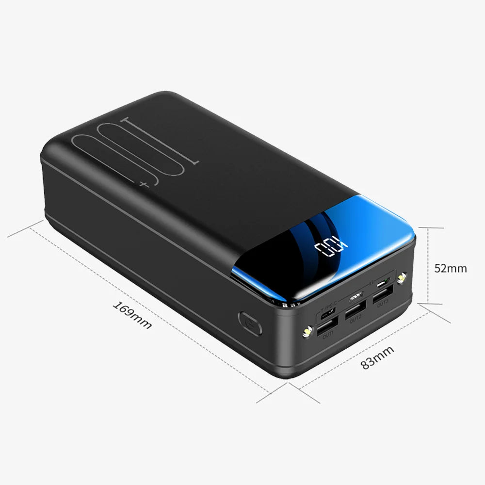 New Enhanced Fast Charging 100000MAH Power Pack Large Capacity Mobile Power Universal 5V Speed Charging