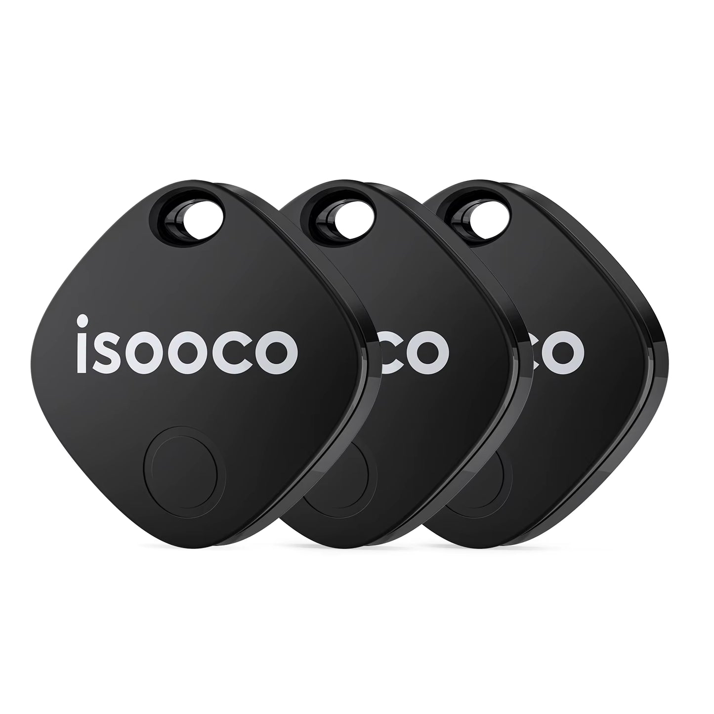 1/2/3/4Pcs Mini Car Locator Anti-Lost Wallet Keychain Smart Tag Bluetooth Tracker Key Item Finder Use Find My (IOS Only)