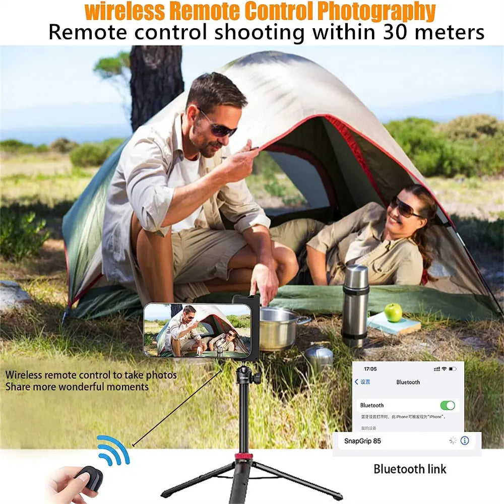 2025 Magsafe Smartphone Camera Shutter Grip Bluetooth Selfie Handle Camera Photo Stabilizer with Fill Light for Iphone Android