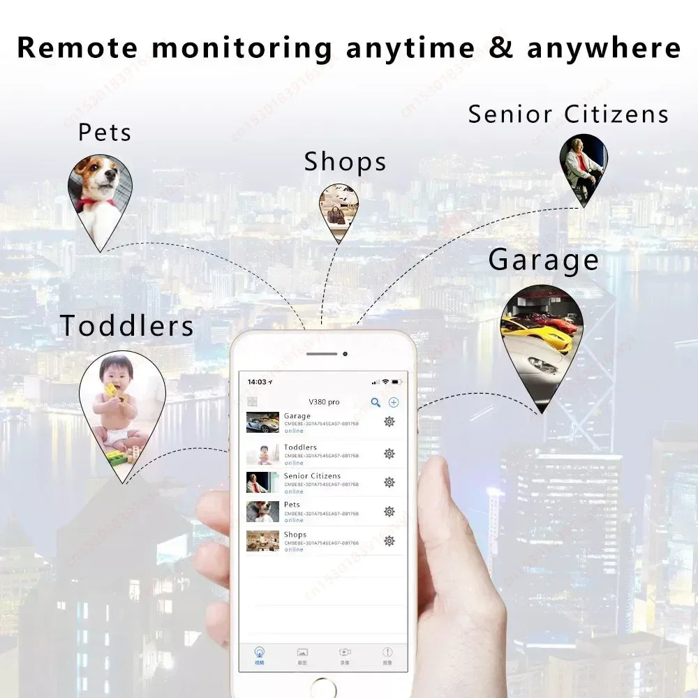 Smallest 1080P HD Mini Camera WIFI Smart Home IP Remote View Small Camcorder Built-In Battery Night Vision Invisible Espia Cam