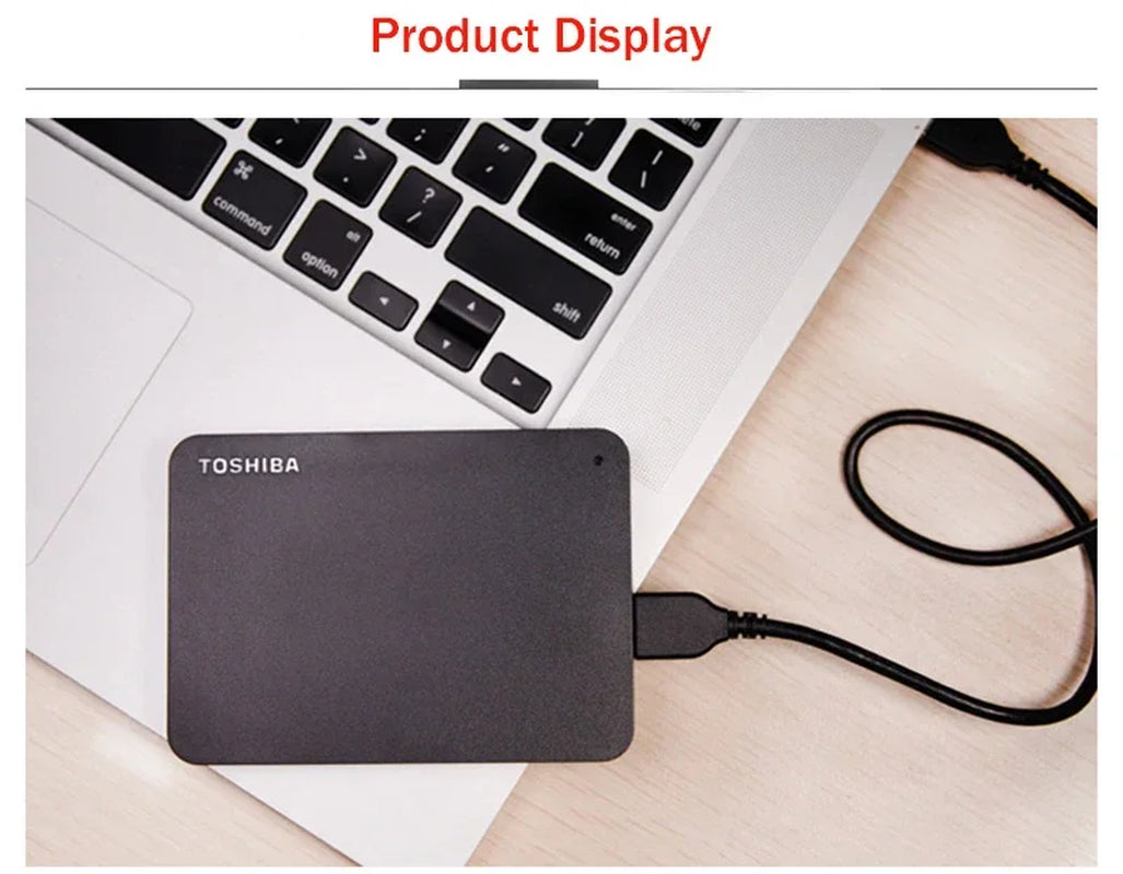 Toshiba A3 Upgrade Black Canvio Base External Hard Drive 500GB 1TB 2TB USB 3.0 Mechanical Disco Rigido Preto for Desktop Laptop