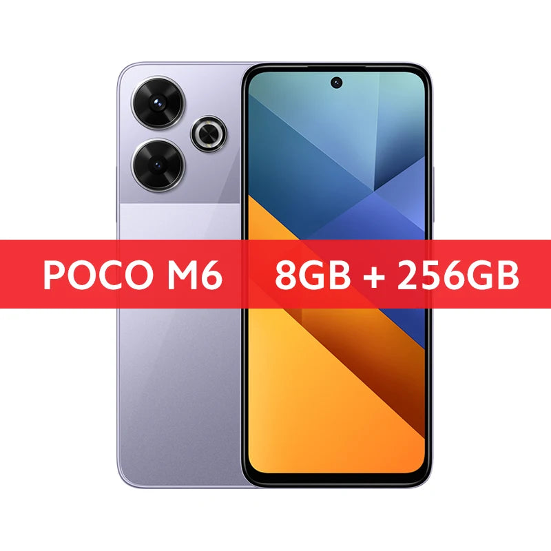 【World Premiere】 M6 Smartphone Global Version NFC Mediatek Helio G91-Ultra 6.79" 90Hz FHD+ Display 33W Fast Charging