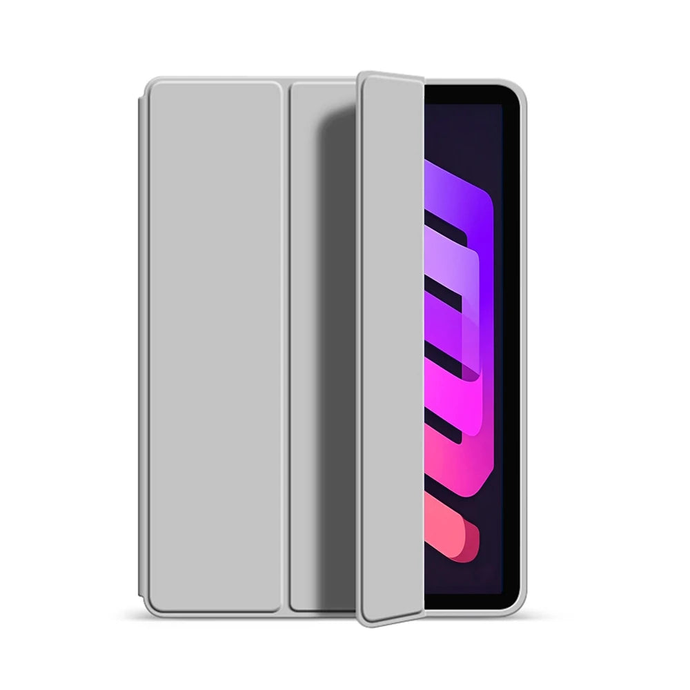 For Ipad Mini 6 / 7 8.3'' 2021 2024 Soft Silicone Case, for Apple Ipad Mini 6Th 7Th Generation Magnetic Flip Smart Cover