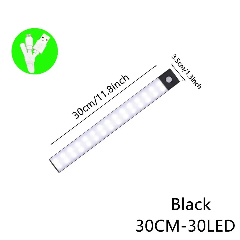 Night Light Led Lamp under Cabinet Lights Motion Sensor Night Light Closet Light Cabinet Kitchen Lighting Magnetic Night Lights