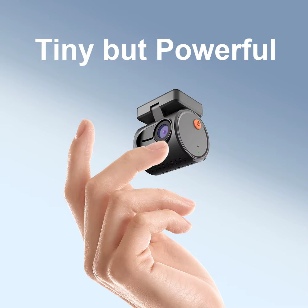 2K Dash Camera for Cars DVR Dash Cam MINI 3 Video Recorder Emergency Voice Control Night Vision Wifi APP Monitor Dashcam