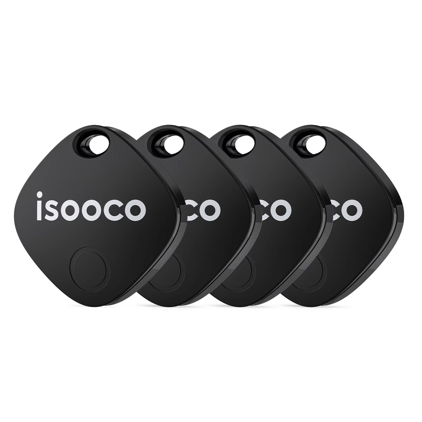 1/2/3/4Pcs Mini Car Locator Anti-Lost Wallet Keychain Smart Tag Bluetooth Tracker Key Item Finder Use Find My (IOS Only)