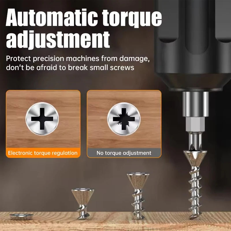 Screwdriver Herramientas Destornilladores Akkuschrauber Avvitatore a Batteria Multifuncionales Destornillador Electrical Tools
