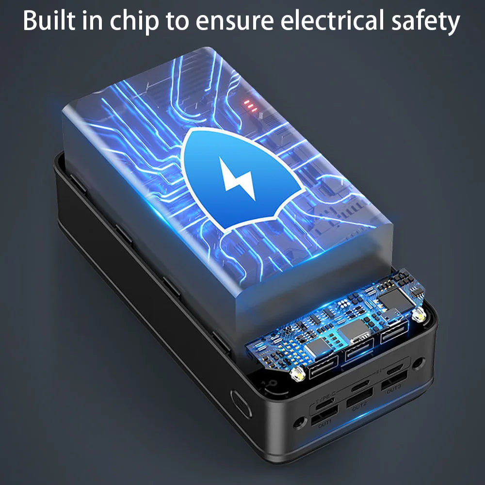 New Enhanced Fast Charging 100000MAH Power Pack Large Capacity Mobile Power Universal 5V Speed Charging