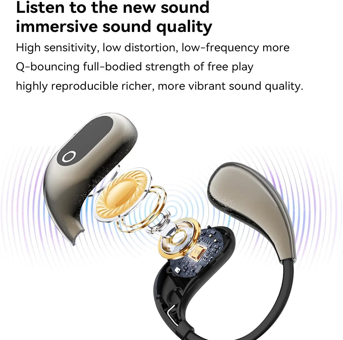 2025New AI Translator Earbuds Real-Time 2-Way 144+ Languages, Bluetooth 5.4, Wireless for Travel/Business/Learning , Ios/Android