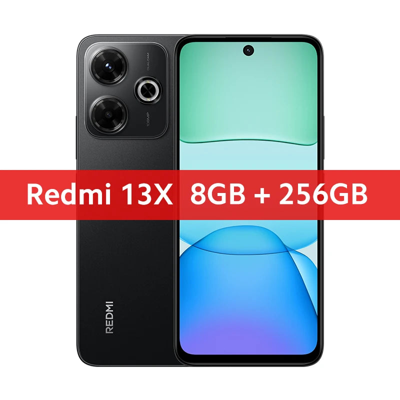 Global Version Redmi 13X Smartphone MTK Helio G91 Ultra 108MP Super Clear Camera 6.79" FHD+ Display 33W Fast Charging
