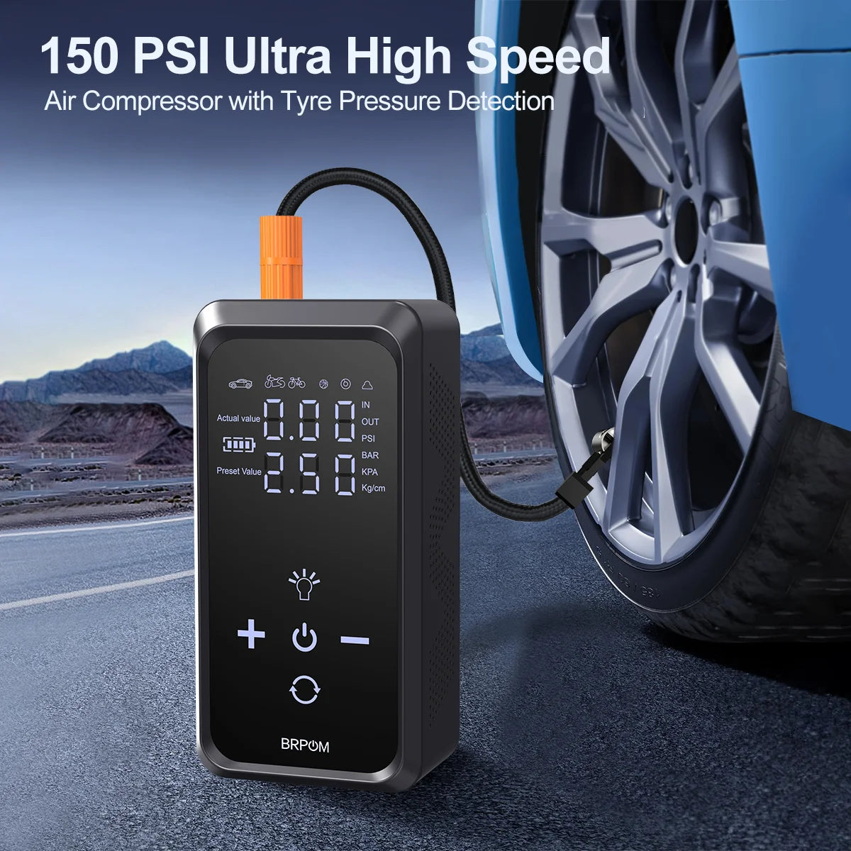 7000A Car Jump Starter 26800Mah Power Bank 150PSI Pump Air Compressor Emergency Battery Booster Power Bank Start