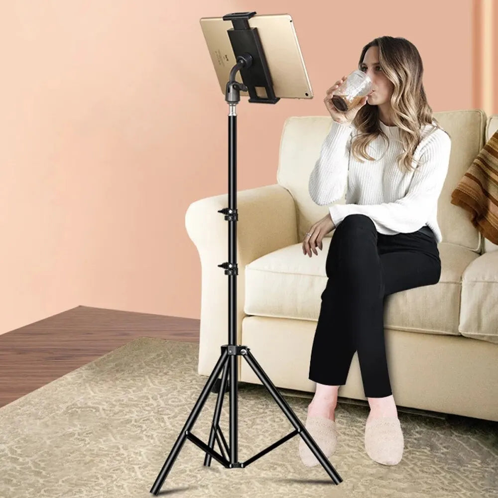 Tripod Floor Tablet Stand Adjustable Holder Mount Support for Ipad Air Pro 12.9 Mini Xiaomi 4-13 Inch Lazy Holder Bracket