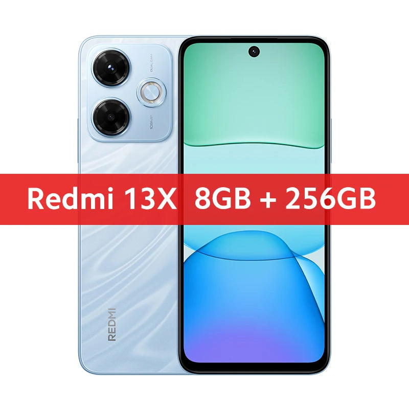 Global Version Redmi 13X Smartphone MTK Helio G91 Ultra 108MP Super Clear Camera 6.79" FHD+ Display 33W Fast Charging