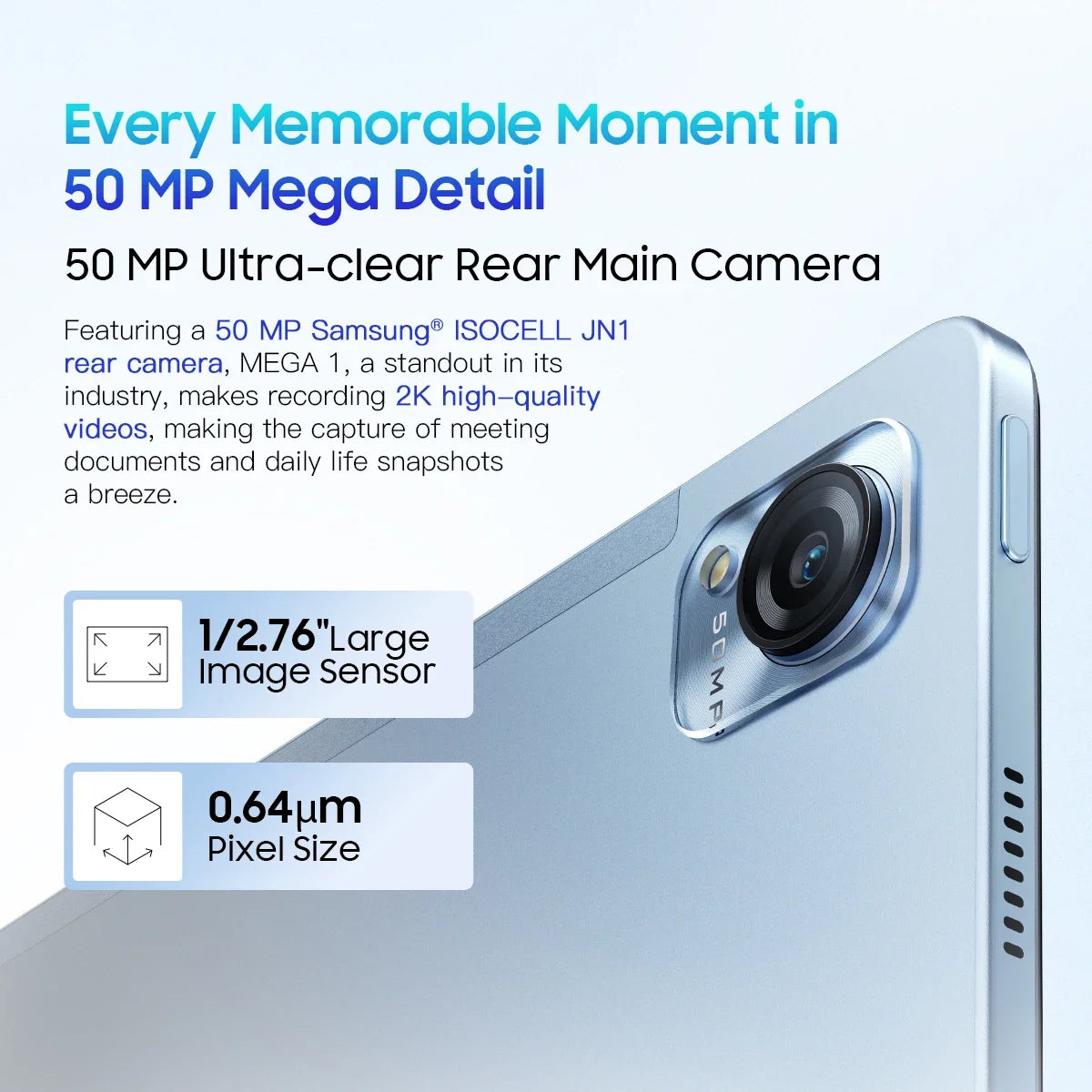 MEGA 1 Tablet 8GB 256GB 50MP+13MP Camera 11.5 Inch 2.4K 120Hz Display 8800Mah 33W Fast Charging Pad Tablet Android 13