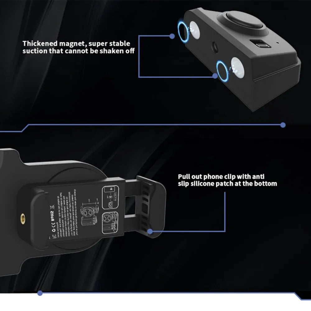 Smartphone Camera Handle Grip Universal Bluetooth Shutter Selfie Stablizer Vertical Horizontal Shooting Photography Accessories