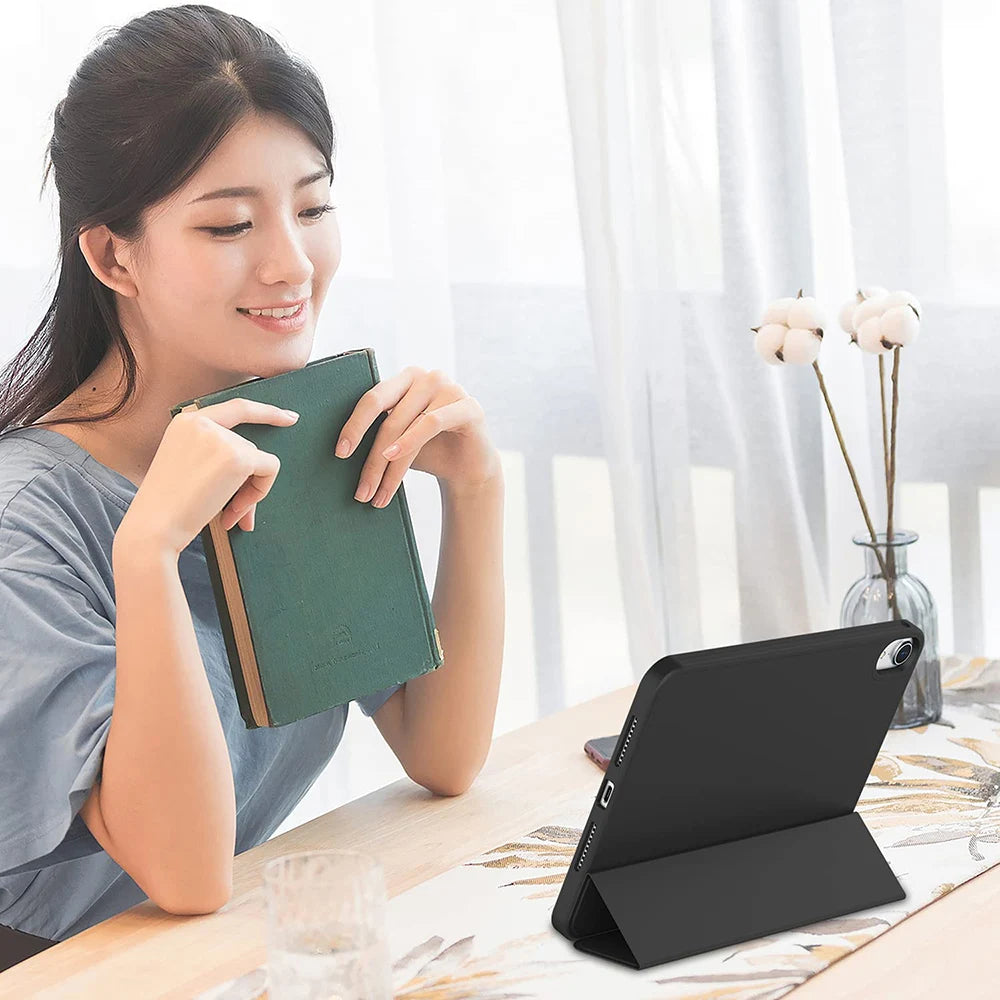 For Ipad Mini 6 / 7 8.3'' 2021 2024 Soft Silicone Case, for Apple Ipad Mini 6Th 7Th Generation Magnetic Flip Smart Cover
