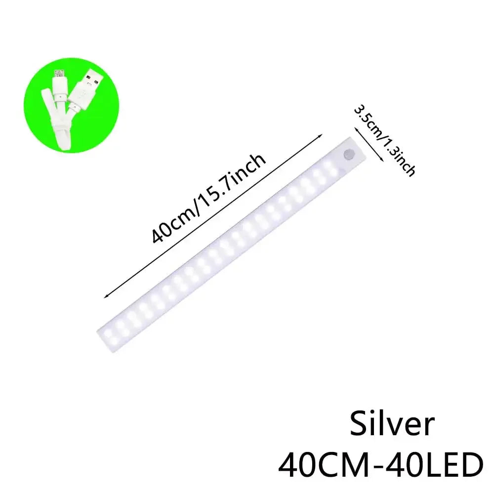 Night Light Led Lamp under Cabinet Lights Motion Sensor Night Light Closet Light Cabinet Kitchen Lighting Magnetic Night Lights