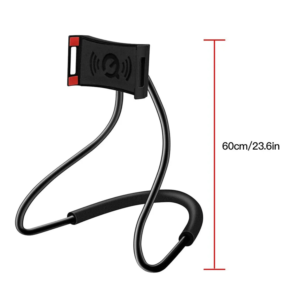 Mobile Phone Holder Hanging Neck Lazy Cellphone Mount Accessories Adjustable 360 Degree Phones Holder Stand for Iphone