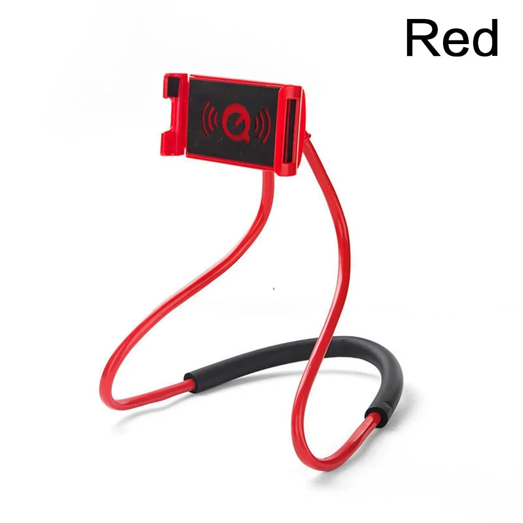 Mobile Phone Holder Hanging Neck Lazy Cellphone Mount Accessories Adjustable 360 Degree Phones Holder Stand for Iphone