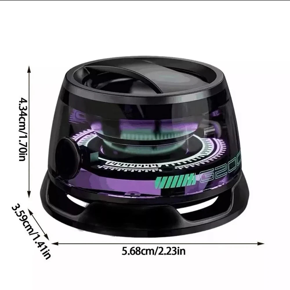 Portable Wireless Bluetooth Speaker Mini Magnetic RGB Stereo Speaker Outdoor and Travel Essentials for PC Macbook/Iphone Etc.