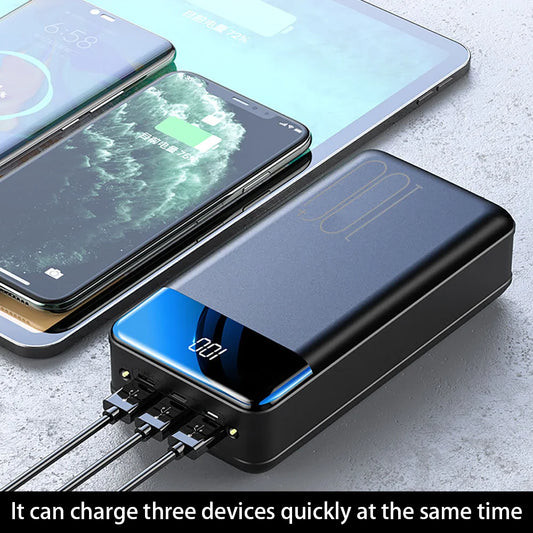New Enhanced Fast Charging 100000MAH Power Pack Large Capacity Mobile Power Universal 5V Speed Charging