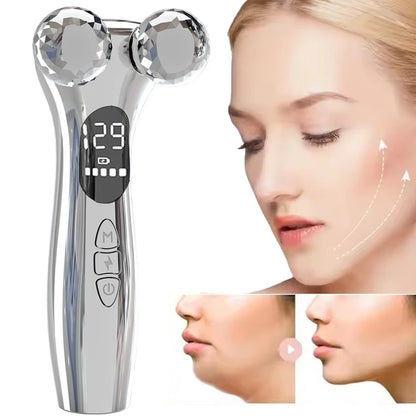 New EMS Face Lifting Machine Micro-Current Roller Facial Massager Skin Tightening Rejuvenation Beauty Device Facial anti Wrinkle