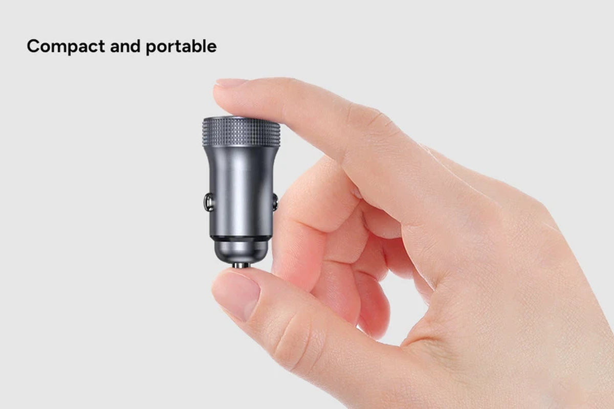 30W PD USB-A and USB-C Car Charger