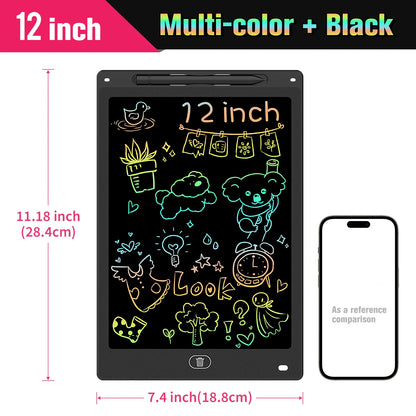 8.5/10/12 Inch LCD Writing Tablet Digital Drawing Tablet Handwriting Pads Portable Electronic Doodle Board for Kids
