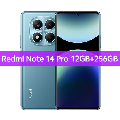 Global Version  Redmi Note 14 Pro Smartphone 200MP AI Camera NFC Helio G100-Ultra 6.67" AMOLED Display 5500Mah Battery