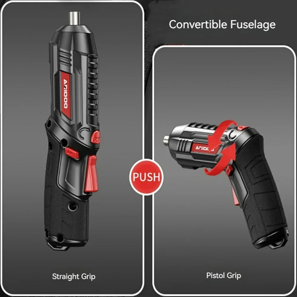 Small and Powerful Battery Screwdriver Rechargeable 4.2V 6Nm 1300Mah 250Rpm Screwdrivers Electric Screw Driver Screwdriver Set
