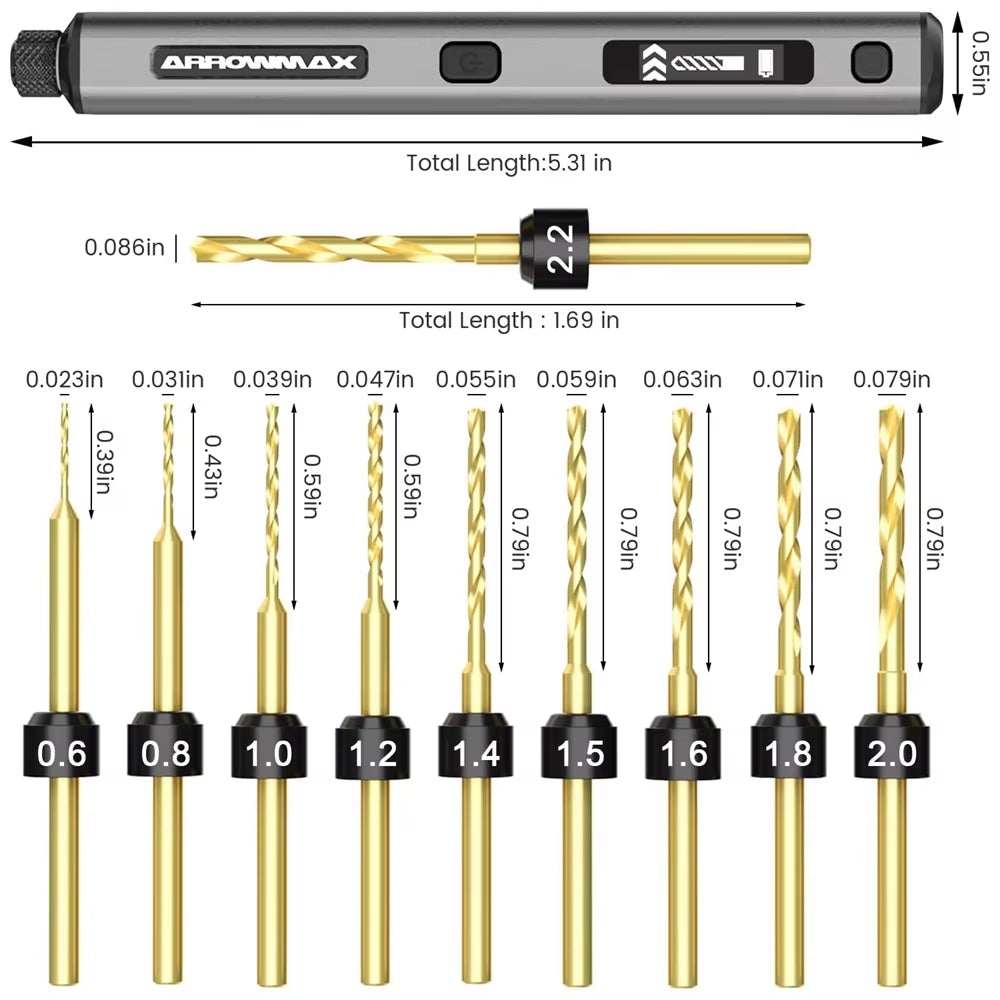 Mini Electric Drill Rotary Tool Rechargeable Cordless Drill for Crafts Wood Plastic Aluminium Coin Home DIY SDS Ultra