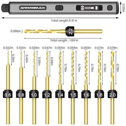 Mini Electric Drill Rotary Tool Rechargeable Cordless Drill for Crafts Wood Plastic Aluminium Coin Home DIY SDS Ultra