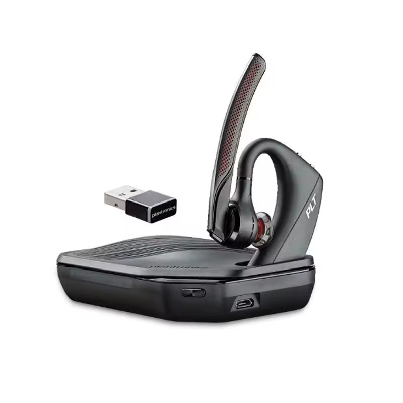 VOYAGER 5200 Over-Ear Noisy Noise Cancelling Call Poly Smart Voice-Activated Business Bluetooth Headset