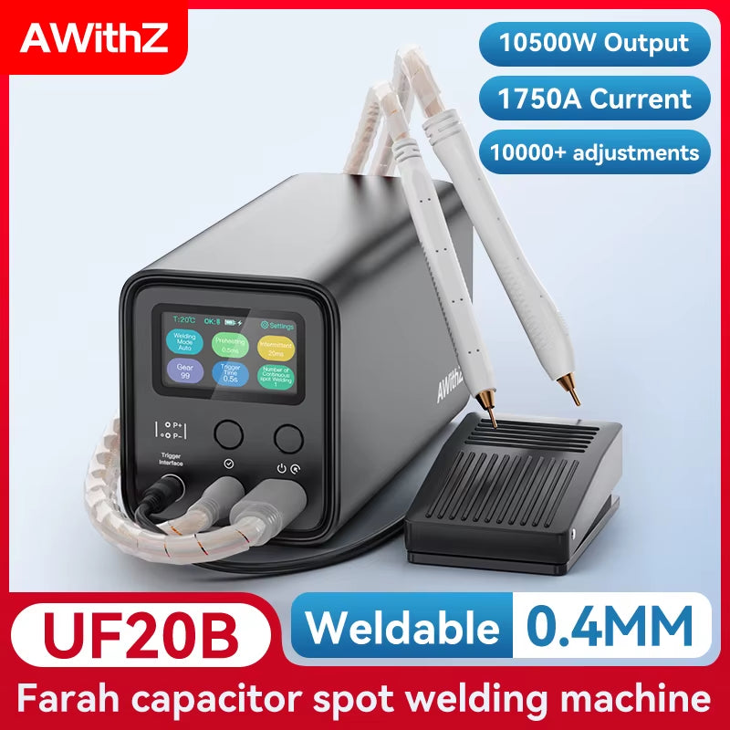 UF20B Spot Welder Super Farad Capacitor Spot Welding Machine 18650 Lithium Battery DIY Nickel Sheet Welding Machine EU