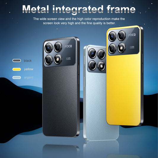2025 New X8 Pro Max 7.3HD Global Edition Original Smart Dual Card 7800Mah Battery Facial Recognition Function