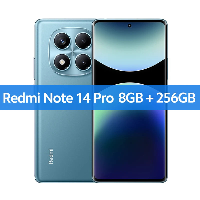 Global Version  Redmi Note 14 Pro Smartphone 200MP AI Camera NFC Helio G100-Ultra 6.67" AMOLED Display 5500Mah Battery