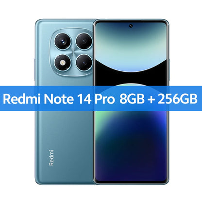 Global Version  Redmi Note 14 Pro Smartphone 200MP AI Camera NFC Helio G100-Ultra 6.67" AMOLED Display 5500Mah Battery