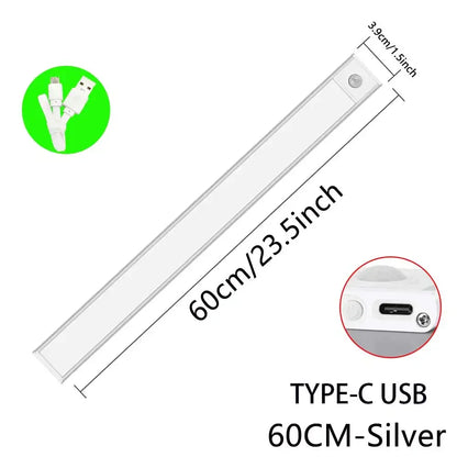 Night Light Led Lamp under Cabinet Lights Motion Sensor Night Light Closet Light Cabinet Kitchen Lighting Magnetic Night Lights