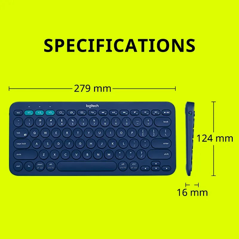 K380 Wireless Bluetooth Network Red Keyboard Tablet Ipad Office