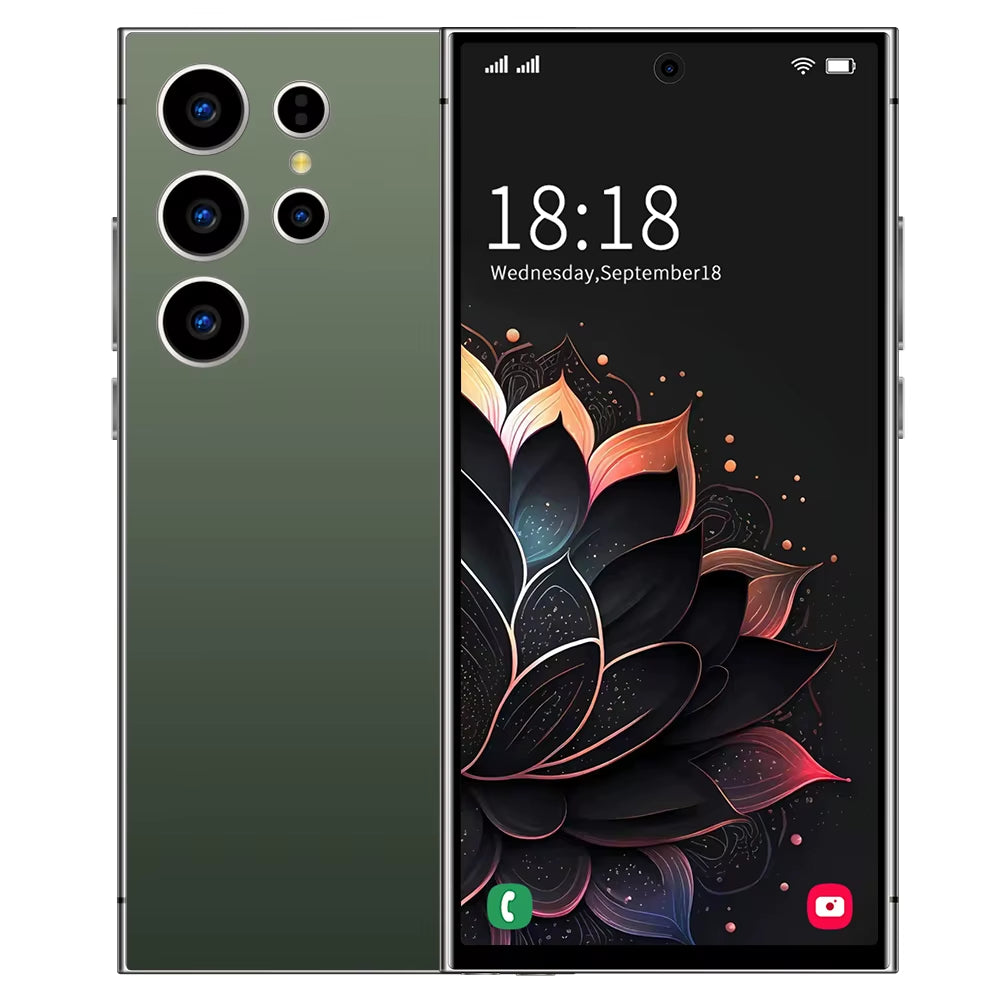 2026 HOT S26 Ultra NEW 7.3HD Global Edition Original Smart Dual Card 7800Mah Battery Facial Recognition Function