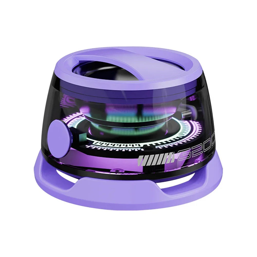 Portable Wireless Bluetooth Speaker Mini Magnetic RGB Stereo Speaker Outdoor and Travel Essentials for PC Macbook/Iphone Etc.